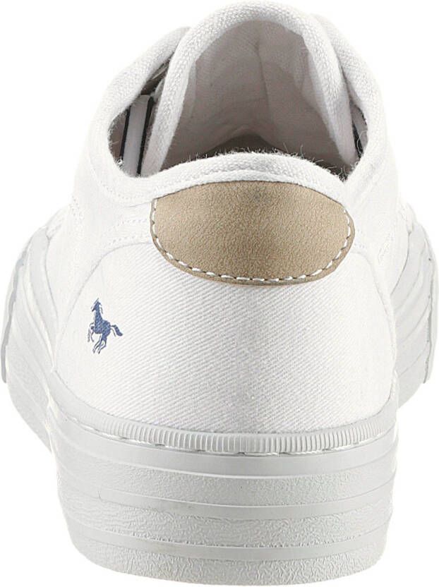 Mustang Shoes Slip-on sneakers plateau sneaker slipper vrijetijdsschoen met elastiek