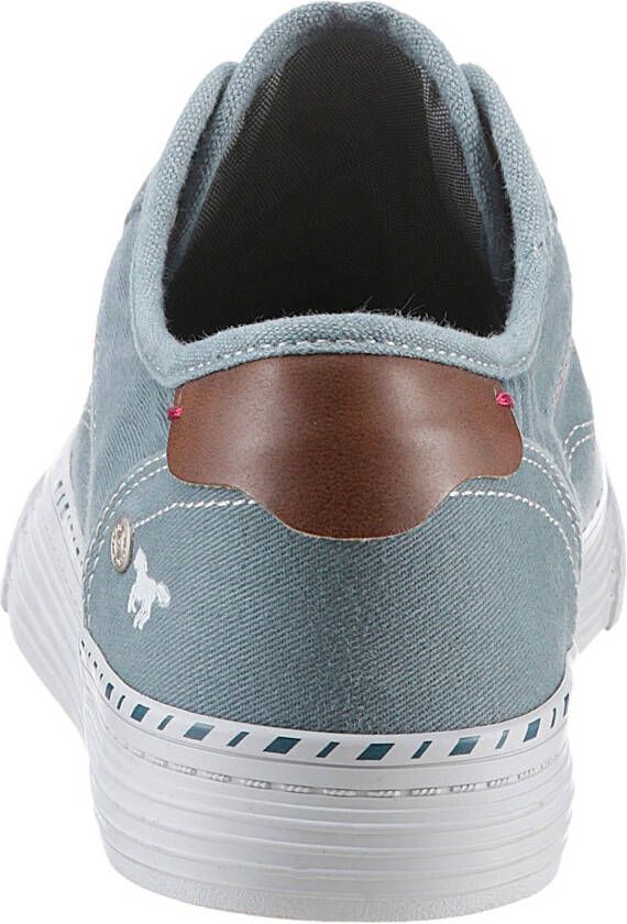 Mustang Shoes Sneakers vrijetijdsschoen halfschoen veterschoen met plateauzool