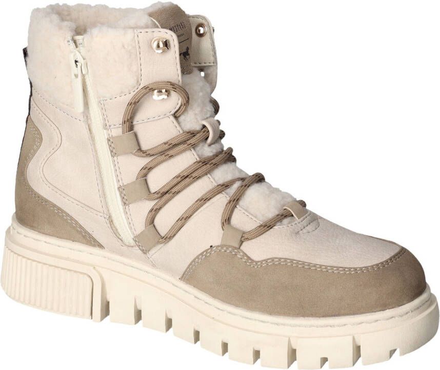 Mustang Shoes Winterlaarzen veterschoenen snowboots met praktische binnenrits