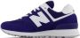 New Balance WL574FK2 Vrouwen Marineblauw Sneakers - Thumbnail 5