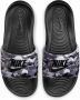 Nike Victori One Slide Print Heren Slippers en Sandalen Black Mesh Synthetisch Foot Locker - Thumbnail 23