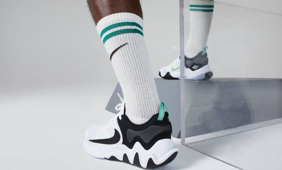 Nike Giannis Immortality 2 Greek Coastline White Black-Barely Volt-Grey Fog - Foto 14