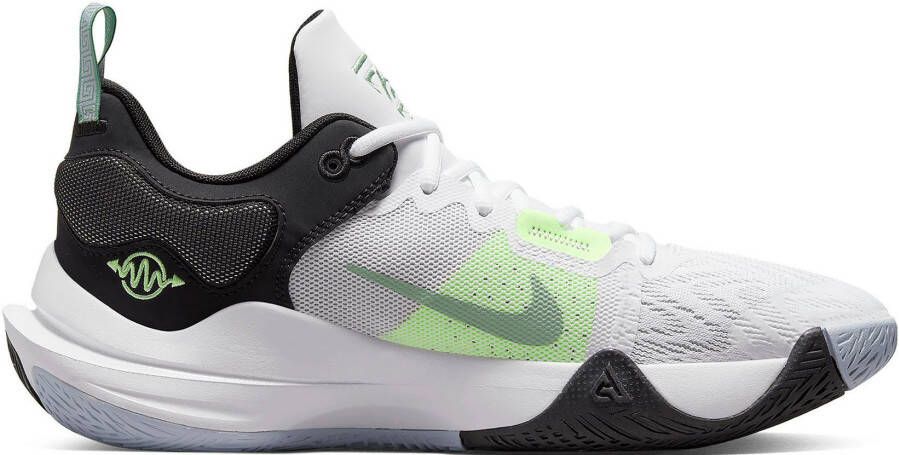 Nike Giannis Immortality 2 Greek Coastline White Black-Barely Volt-Grey Fog - Foto 4