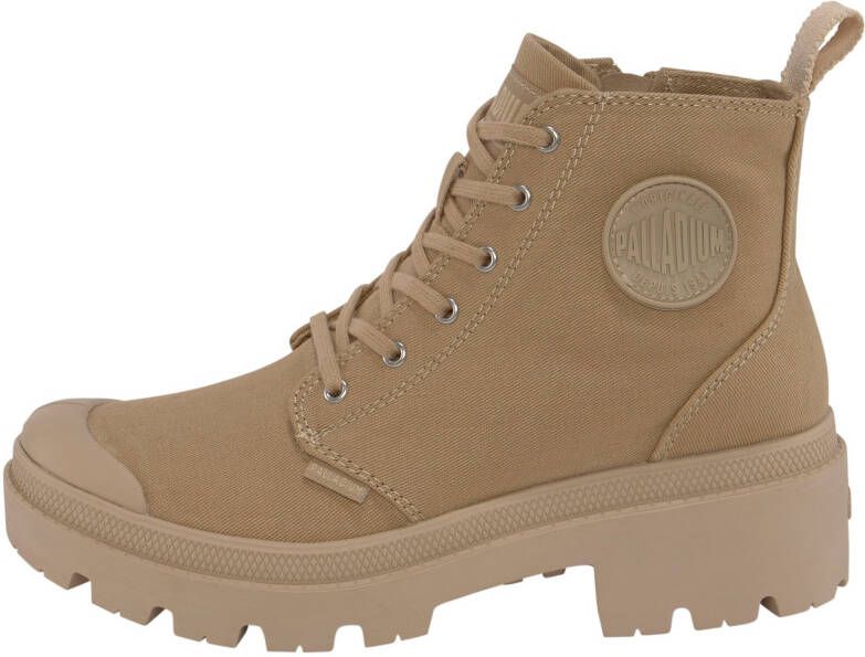 Palladium Veterlaarsjes PALLABASE twill Veterschoenen van canvas met rits