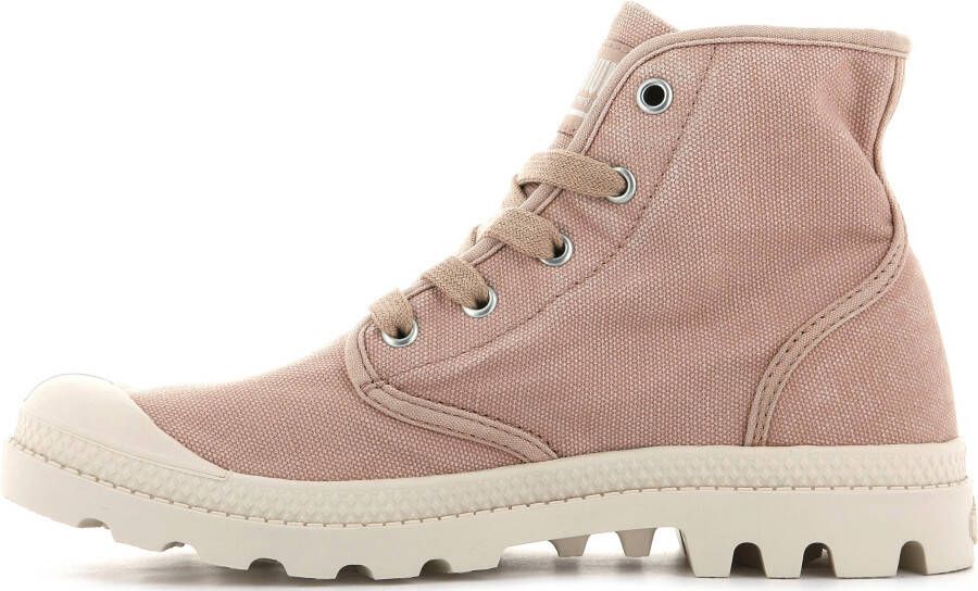 Palladium Hoge veterschoenen PAMPA HI W van textiel