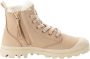 Palladium PAMPA HIGH ZIP WL VeterlaarzenHoge sneakersDames veterschoenenHalf-hoge schoenen Wit beige - Thumbnail 18