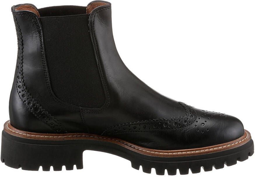 Paul Green Chelsea-boots met stretchinzet