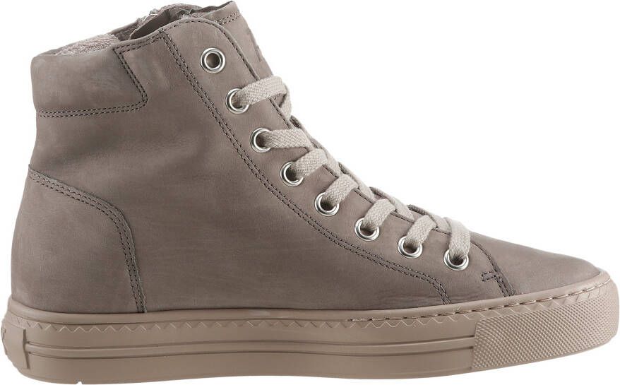 Paul Green Plateausneakers lace-up boots high top sneaker with practical outer zipper