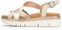 Pikolinos Beige Casual Leren Dames Sandalen Beige Dames - Thumbnail 19