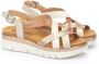 Pikolinos Beige Casual Leren Dames Sandalen Beige Dames - Thumbnail 20