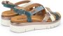 Pikolinos Comfortabele 'Palma' Sandalen Blue Dames - Thumbnail 11