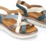 Pikolinos Comfortabele 'Palma' Sandalen Blue Dames - Thumbnail 17