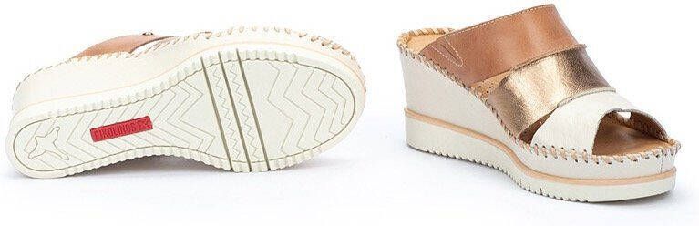 PIKOLINOS Slippers AGUADULCE wig-hak zomerschoen slippers met opvallende sierstiksels