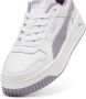 PUMA Carina Street Jr Meisjes Sneakers White-Pale Plum- Silver - Thumbnail 11