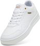 PUMA Court Classic Unisex Sneakers White- Gold - Thumbnail 8