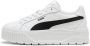 PUMA Karmen II L Dames Sneakers White- Black- Silver - Thumbnail 4