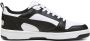 PUMA Rebound v6 Low Unisex Sneakers White- Black- White - Thumbnail 9
