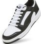 PUMA Rebound v6 Low Unisex Sneakers White- Black- White - Thumbnail 11