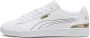 PUMA Vikky v3 Metallic Shine Dames Sneakers White- Gold- Silver - Thumbnail 3