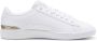 PUMA Vikky v3 Metallic Shine Dames Sneakers White- Gold- Silver - Thumbnail 4