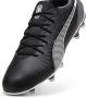 PUMA KING MATCH FG AG Unisex Sportschoenen Black- White-Cool Dark Gray - Thumbnail 9