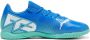 Puma Future 7 Play senior zaalvoetbalschoenen kobaltblauw mintgroen wit - Thumbnail 5