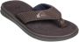 Quiksilver Herenslippers Haleiwa bruin - Thumbnail 3