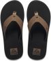 Reef The Layback black Tan Heren Slippers Zwart Cognac - Thumbnail 4