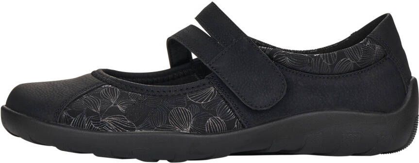 Remonte Ballerina's Slipper slip-on schoen slip-on sneaker met subtiele slangenlook