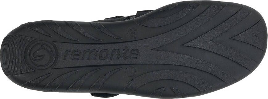 Remonte Ballerina's Slipper slip-on schoen slip-on sneaker met subtiele slangenlook