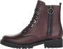 Remonte Bordo Casual Leather Booties Rood Dames - Thumbnail 14