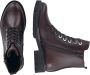 Remonte Bordo Casual Leather Booties Rood Dames - Thumbnail 16