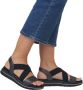 Remonte Zwarte Casual Open Sandalen Vrouwen Black Dames - Thumbnail 15