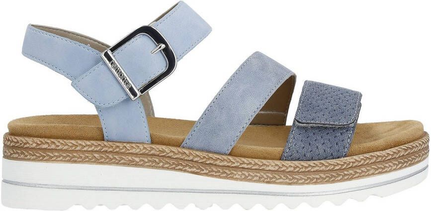 Remonte Sleehaksandaaltjes sleehak zomerschoenen sandalen in vegan verwerking