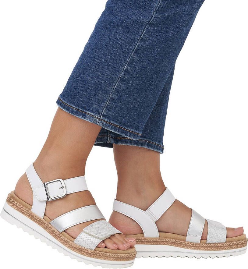 Remonte Sleehaksandaaltjes sleehak zomerschoenen sandalen in vegan verwerking