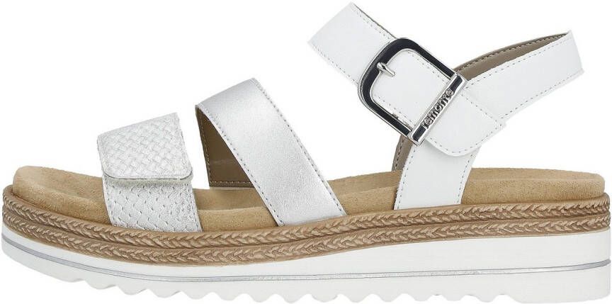 Remonte Sleehaksandaaltjes sleehak zomerschoenen sandalen in vegan verwerking