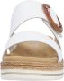 Remonte Slippers wedge heel summer shoe slippers with decorative buckle - Thumbnail 6