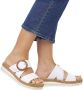 Remonte Slippers wedge heel summer shoe slippers with decorative buckle - Thumbnail 9