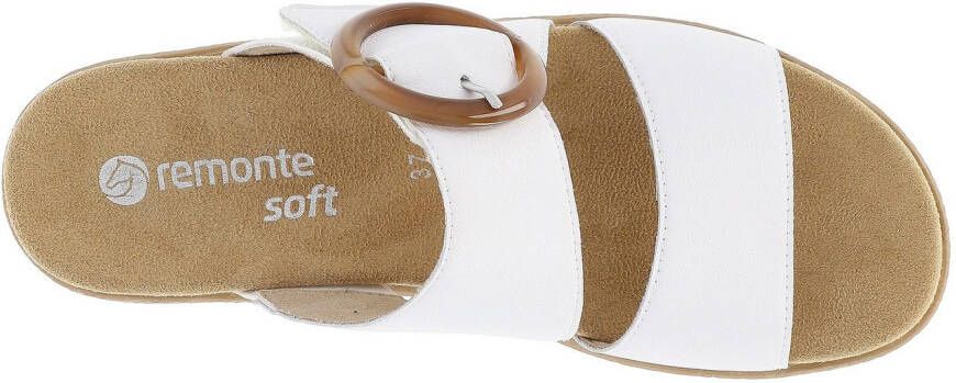 Remonte Slippers sleehak zomerschoen pantoffels met decoratieve gesp