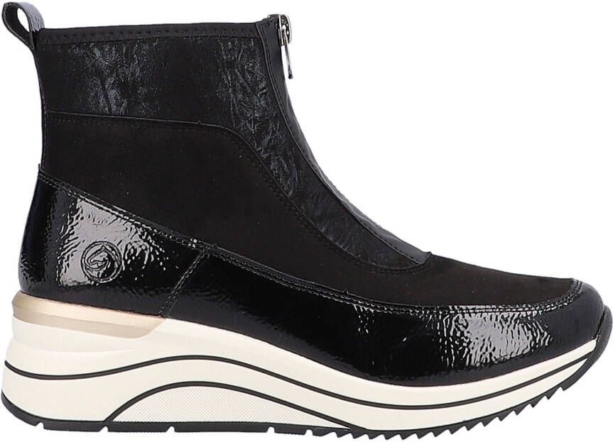 Remonte Sneakers met sleehak instaplaarzen vrijetijdsschoenen high-top sneakers voorrits