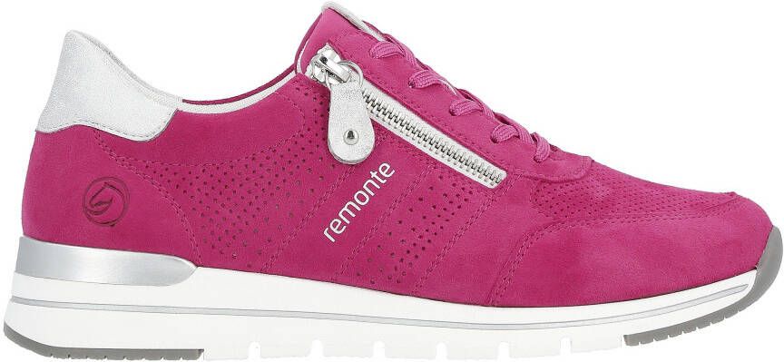 Remonte Sneakers met sleehak met praktische verwisselbare binnenzool vrijetijdsschoen halfschoen veterschoen