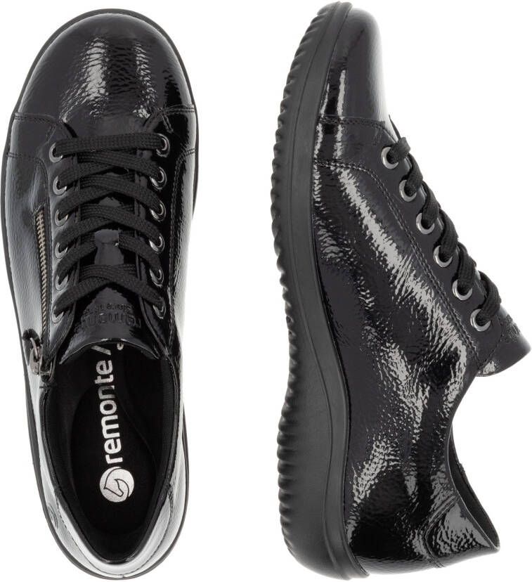 Remonte Sneakers met sleehak freizeitschoen halfschoen comfort schoen met uitneembare inlegzool