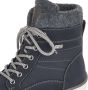 Remonte Casual Suede Booties Blauw Dames - Thumbnail 7