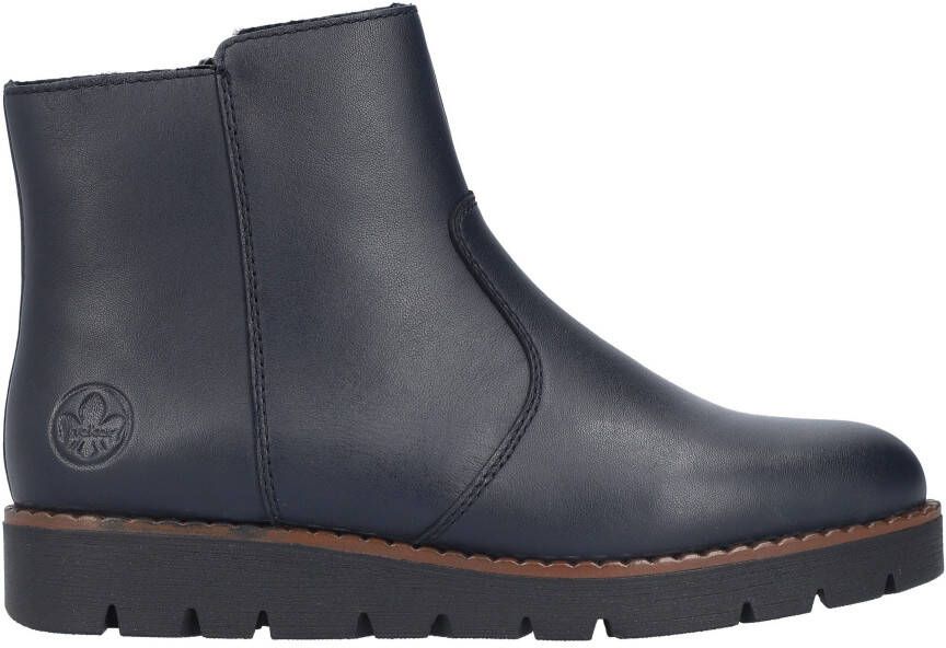 Rieker Boots zonder sluiting enkellaars casual laarzen basic laarzen met binnenrits