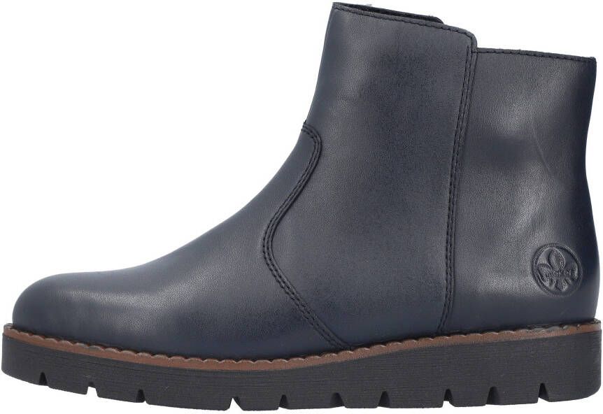 Rieker Boots zonder sluiting enkellaars casual laarzen basic laarzen met binnenrits