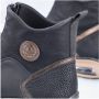 Rieker Boots zonder sluiting enkellaars high top sneaker wedge hak met aantrek-lus - Thumbnail 12