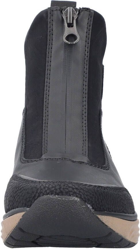 Rieker Boots zonder sluiting enkellaars high top sneaker wedge hak met aantrek-lus