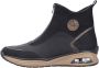 Rieker Boots zonder sluiting enkellaars high top sneaker wedge hak met aantrek-lus - Thumbnail 9