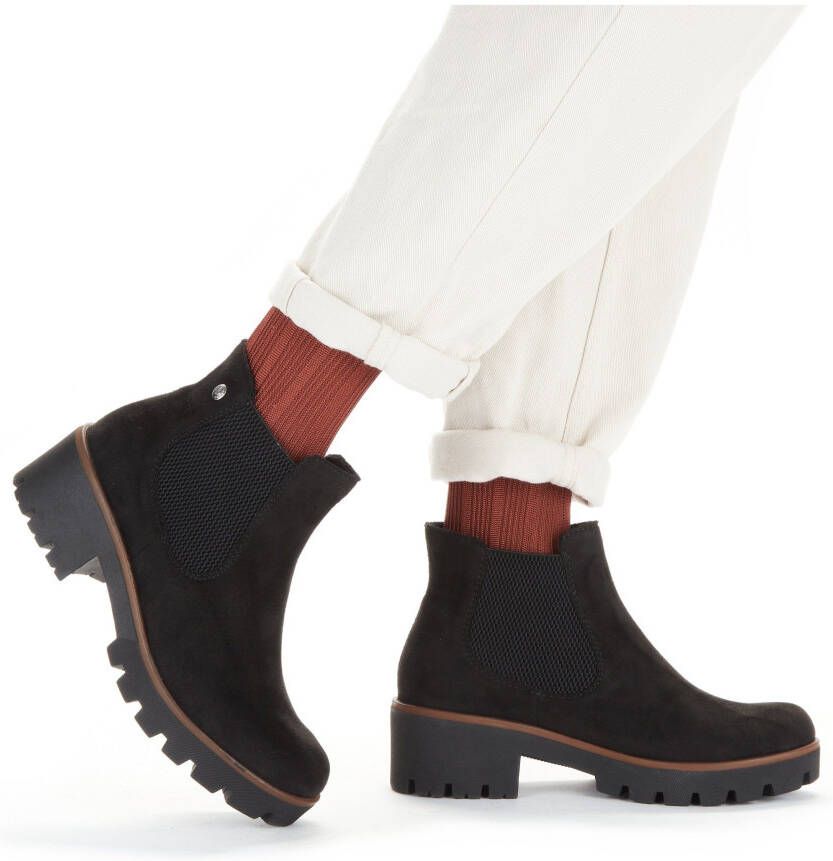 Rieker Chelsea-boots met elastiek opzij