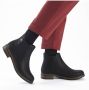 Rieker Chelsea-boots instappers enkellaars blokhak met verwarmende textielvoering - Thumbnail 2